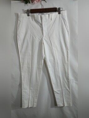 Express White Men's Chinos - Slim Tailored Style